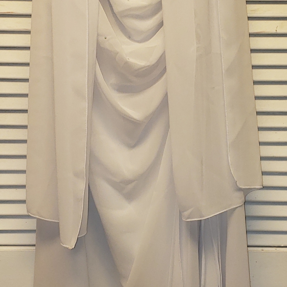 Eureka Wedding Dress tag says 3x but fits more like 1x . $175 ๐ Free Shipping - Picture 10 of 16